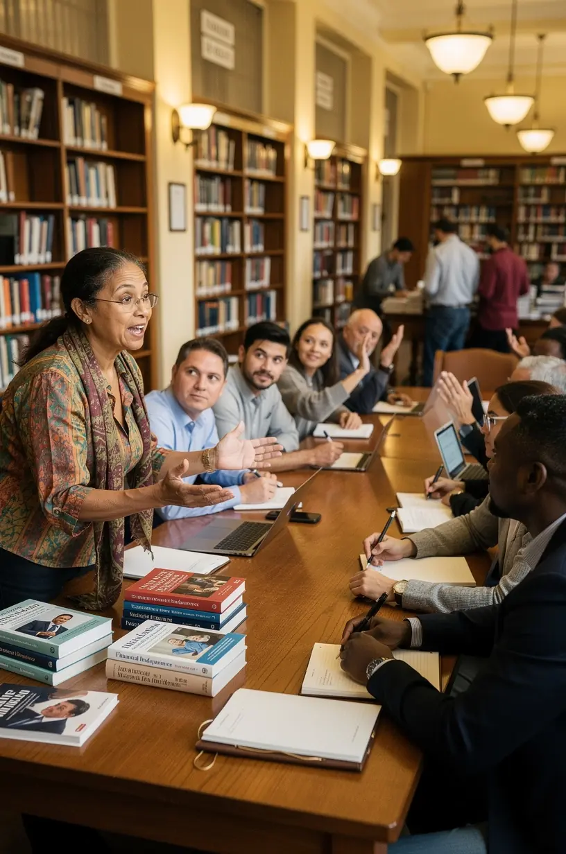 Személyes pénzügyi tanácsadás közvetlen ügyfélszolgálati irodában, ahol ügyfél és tanácsadó beszélget.